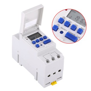 thc 15 a din rail สวิทช์ตั้งเวลาดิจิตอล 220v