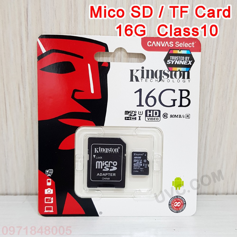 ภาพสินค้าKingstonแท้100% แมม Micro 32G Micro 64G Micro 128G class10 รับประกันSynnex ตลอดชีวิตLifetime Class10 Micro TF Card จากร้าน unicom.th บน Shopee ภาพที่ 4