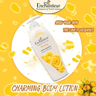 เอนแชนเทอร์ โลชั่นหอม ชาร์มมิ่ง 250มล. และ  500 มล. Enchanteur Charming Lotion 250ml. &amp; 500ml.