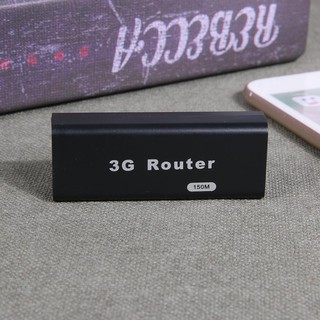 mini 3 g/4 g wifi wlan hotspot ap clent 150 mbps rj 45 เร้าน์เตอร์ไร้สาย usb Black