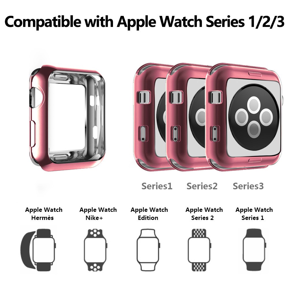 ภาพหน้าปกสินค้าเคสกรอบนาฬิกา TPU ซิลิโคน ป้องกันแบบเต็ม สำหรับ for Apple Watch Series 1 2 3 4 5 6 SE ขนาด 38 40 42 44 มม. จากร้าน scoodi.th บน Shopee