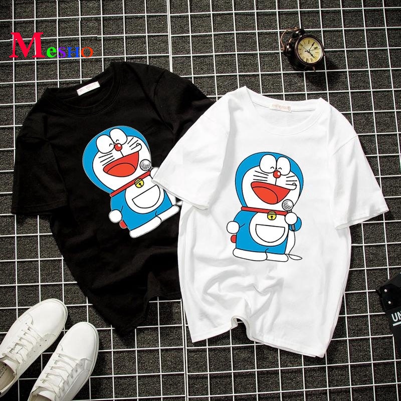 เสื้อยืด-doraemon-ลายโดราเอมอนสําหรับผู้ชาย-แฟชั่นสไตล์เรียบง่าย