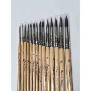 สินค้า พู่กันหัวกลม ประยงค์ พู่กัน round paint brush