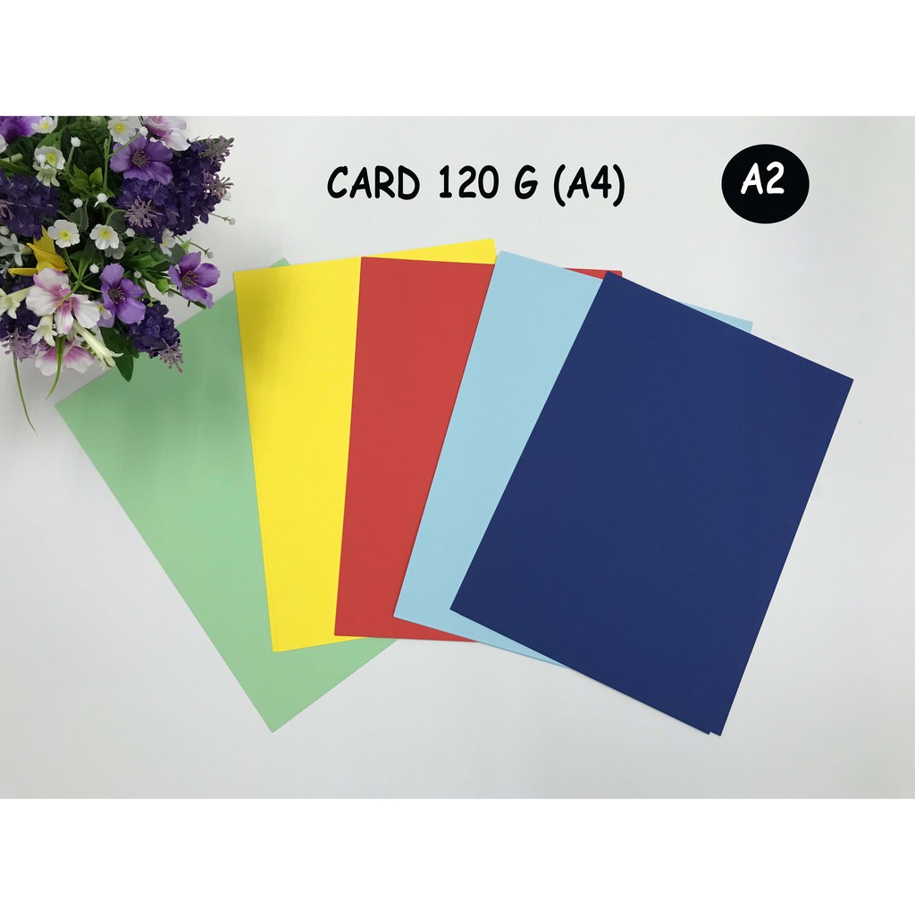 กระดาษการ์ดสี-120-แกรม-160-แกรม-คละ-5-สี-30-แผ่น