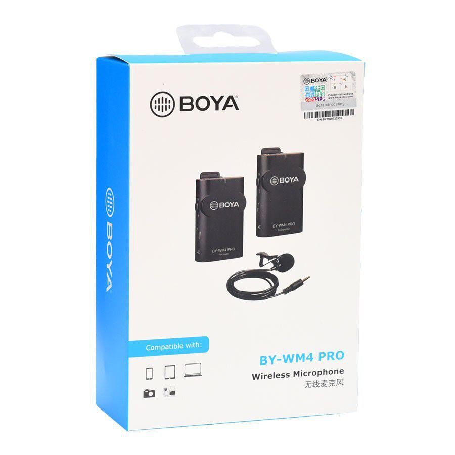 BOYA BY-WM4 PRO Wireless Microphone ไมค์ไร้สาย | Shopee Thailand