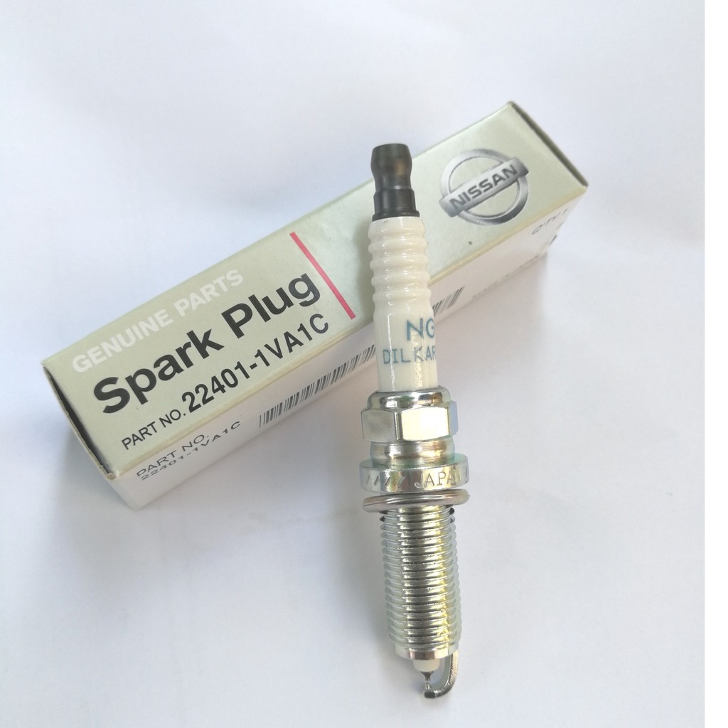 หัวเทียน NGK DILKAR7D11H for NISSAN 22401-1VA1C (1 หัว) ชนิด dual ...