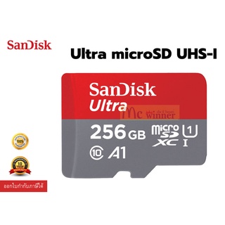 สินค้า 256GB MICRO SDHC CARD (ไมโครเอสดีการ์ด) SANDISK ULTRA CLASS 10 (SDSQUA4-256G-GN6MN) - รับประกัน 10 ปี