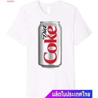 terdiny เสื้อยืดยอดนิยม Coca-Cola Diet Coke Can Premium Graphic T-Shirt Short sleeve T-shirts