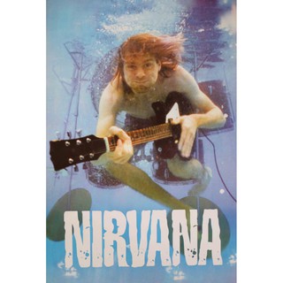 โปสเตอร์ Kurt Cobain โปสเตอร์วงดนตรี โปสเตอร์ติดผนัง โปสเตอร์สวยๆ poster