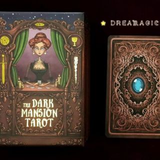 ไพ่ทาโร่ต์ขอบทอง Dark Mansion Tarot/Dark Mansion Tarot/ไพ่ยิปซีแท้/ไพ่ทาโร่ต์/ไพ่ออราเคิล/Tarot/Oracle