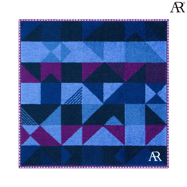 angelino-rufolo-towel-handkerchief-ผ้าเช็ดหน้าผ้าขนหนู-ผ้า-100-cotton-คุณภาพเยี่ยม-ดีไซน์-triangle-สีน้ำตาล-ม่วง-เทอร