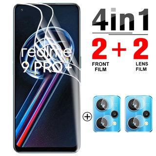 4 in 1 Hydrogel Film for Oppo Realme 9 Pro+ PScreen Protector Protective film for Realme 9 Pro Plus safety not glass