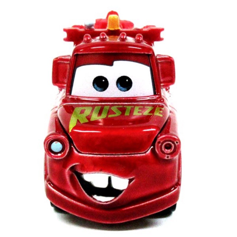 แท้-100-จากญี่ปุ่น-โมเดล-ดิสนีย์-คาร์-รถยก-takara-tomy-disney-cars-tomica-motors-c-33-mcqueen-metallic-contains-rusteze