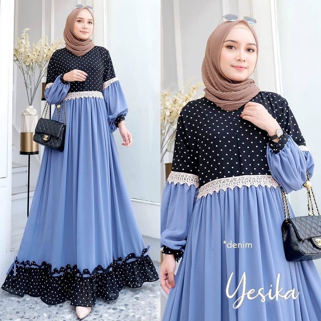 yesika-maxy-bl-material-monalysis-mix-ceruty-babydoll-full-puring-เกมมิส-ลูกไม้-บัสซุย-เป็นมิตรกับสิ่งแวดล้อม-ไม่รวมเกมล่าสุด-gamis-ผู้หญิง-เกมร่วมสมัย-20-ผู้หญิงมุสลิม