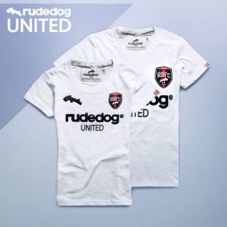 Rudedog เสื้อยืด รุ่น United สีขาว