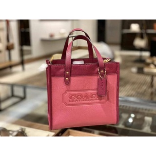 Coach Field Tote 22 In Colorblock With Coach Badge