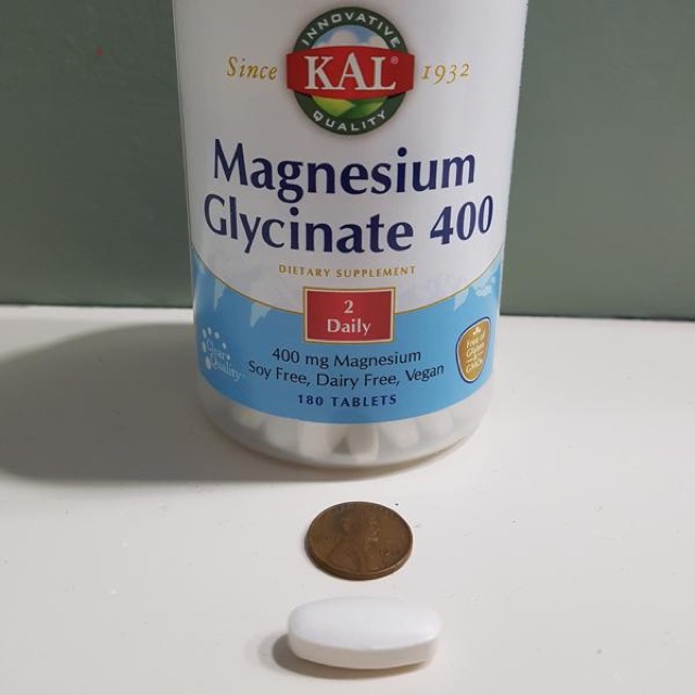 pre-order-ของแท้จากอเมริกา-kal-magnesium-glycinate-400-400-mg-180-tablets