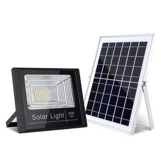 รีโมท ไฟโซล่าเซล Solar Light LED outdoor โซล่าเซลล์ สปอตไลท์ 25W,45W,64W
