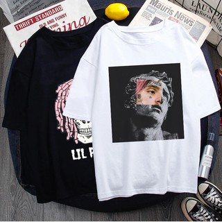 Rip เสื้อยืดแขนสั้นพิมพ์ลายการ์ตูน Lil Peep สําหรับผู้ชาย