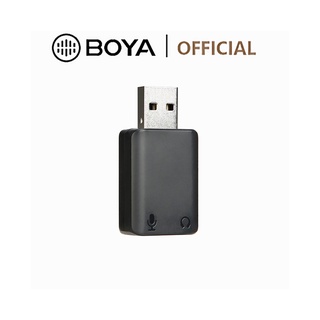 Boya BY-EA2 อะแดปเตอร์เสียง USB สําหรับ PC แล็ปท็อป คอมพิวเตอร์