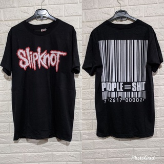 เสื้อยืดผ้าฝ้ายพิมพ์ลายขายดี เสื้อยืด Slipknot BAND