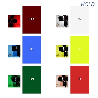 ภาพหน้าปกสินค้าHold แผ่นฟิล์มเจลกรองแสงแฟลช 6 สี สําหรับไฟสตูดิโอ ที่เกี่ยวข้อง