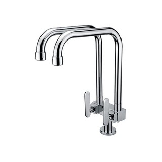 ก๊อกซิงค์เดี่ยวเคาน์เตอร์ RASLAND F5912 สีโครม ก๊อกซิงค์ ก๊อกน้ำ ห้องน้ำ SINK FAUCET RASLAND F5912 CHROMIUM