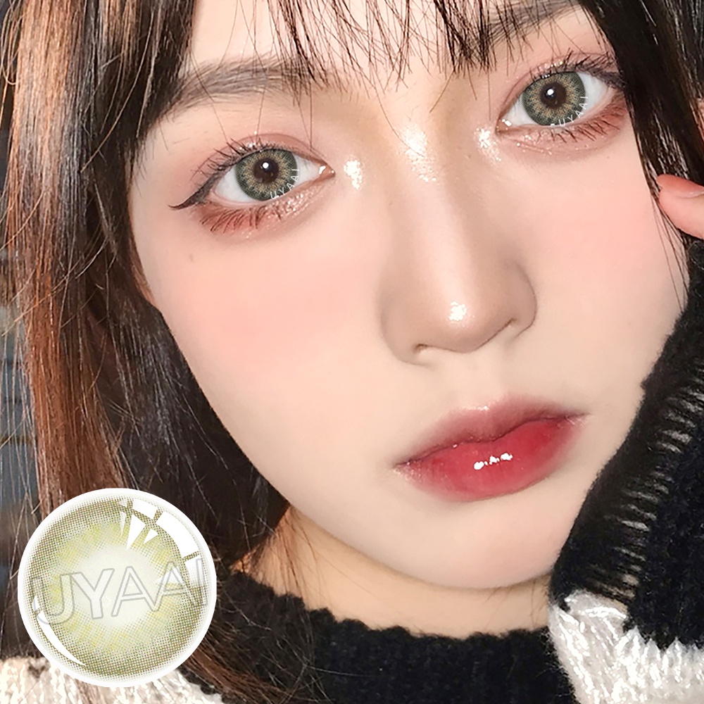 graded-lens-uyaai-คอนแทคเลนส์-dna-taylor-สีเขียว-สีเทา-สีเขียว-2-ชิ้น