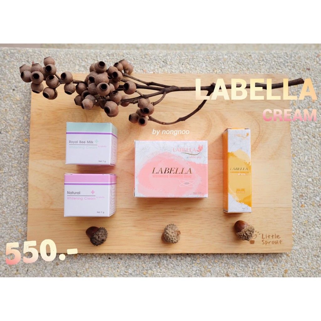 แท้ 100% ครีมลาเบลล่า ชุดเล็ก 4 ตัว cream labella | Shopee Thailand