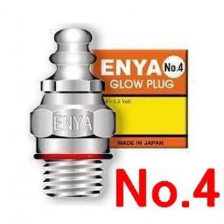 หัวเทียน ENYA Glow Plug #4 (ราคาต่อ1ชิ้น) Medium Hot  อุปกรณ์เครื่องบินน้ำมัน RC