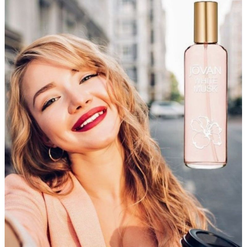 jovan-white-musk-for-women-96ml-spray-new-unboxed-แยกจากชุดมาไม่มีกล่องเฉพาะ