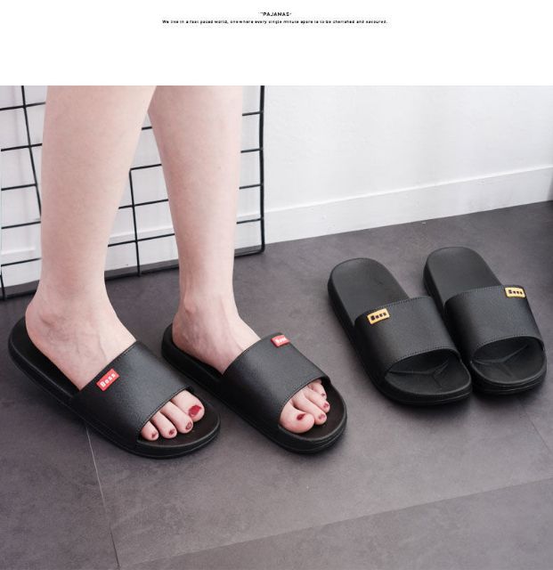 ภาพสินค้ารองเท้าแตะผู้ชายและผู้หญิง แบบสวม โลโก้ 2สี น้ำหนักเบา สวมใสสบาย BB จากร้าน ps1688 บน Shopee ภาพที่ 8