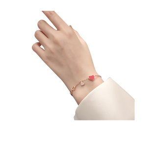 โปรโมชั่น : A HELLO GIRL สร้อยข้อมือ จี้รูปหัวใจ ประดับเพชร สไตล์เกาหลี สําหรับผู้หญิง