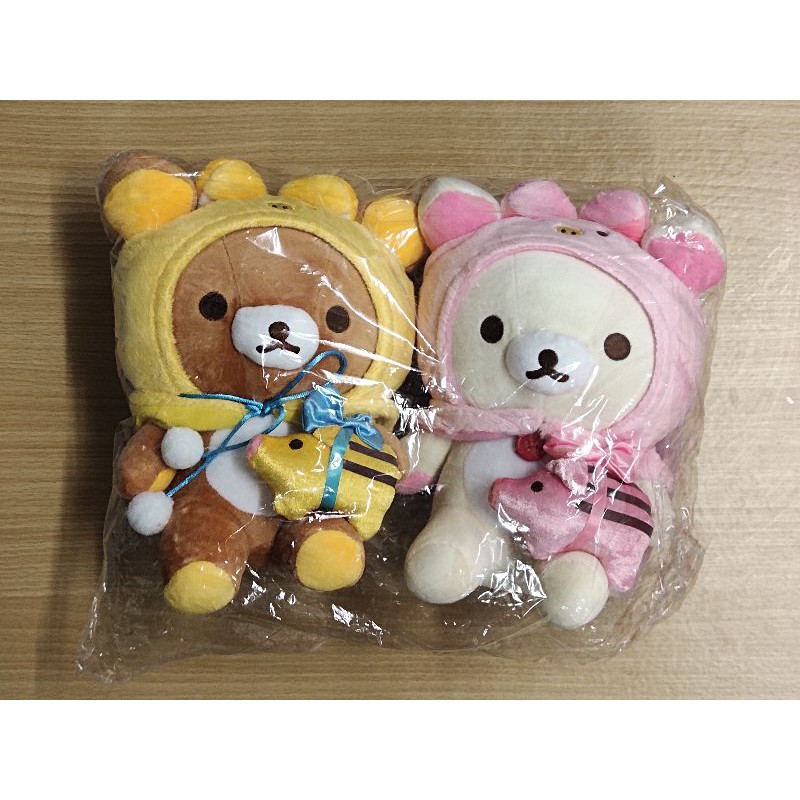 rilakkuma-korillakkuma-รีลัคคุมะ-โครีลัคคุมะ-ตุ๊กตาคู่