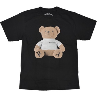 ⭐ Palm Angels ⭐ เสื้อยืด คอกลม แขนสั้น แฟชั่น หมี ปาล์ม แองเจิ้ล teddy bear unisex เสื้อยืดผช เท่ๆ คอลูกเรือ