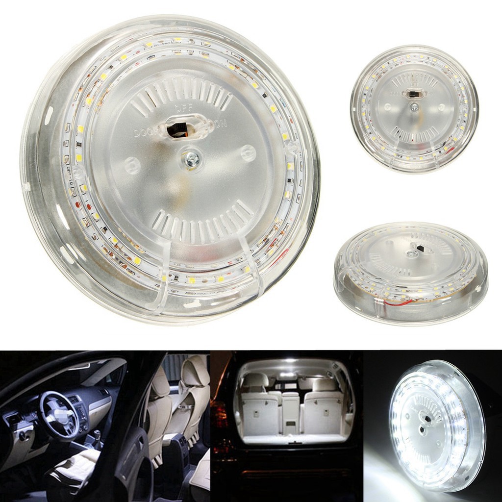 led-ไฟเพดาน-ตกแต่งภายในหลังคารถยนต์-กลม-car-white-led-vehicle-interior-roof