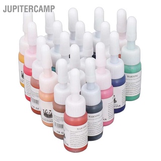 Jupitercamp หมึกสัก 20 สี 100 มล. ขวดทรงกรวย ปากสีง่าย ชุดสีผสมที่แม่นยํา วัสดุที่ปลอดภัย