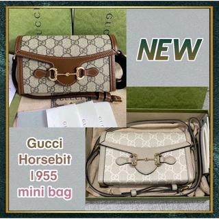 [สอบถามก่อนกดซื้อ]​ แท้​ 💯 New Gucci Horsebit 1955 mini bag