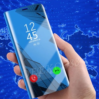 เคสโทรศัพท์ Xiaomi Mi 11T Pro Flip 11 Lite 5G NE Redmi 10 Note10 Pro 4G 5G Case Clear View Stand Mirror Folio Cover Casing เคส Mi 11T 11TPro Redmi10 Phone Case