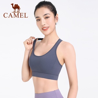 Camel ชุดชั้นใน สปอร์ตบรา กันกระแทก สําหรับผู้หญิง ใส่ออกกําลังกาย วิ่ง