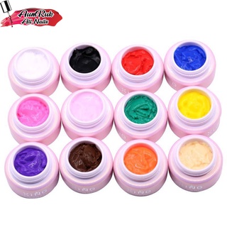 ชุดเจลปั้นนูน เจลปั้น 4D UV Gel ชุด 12 สี