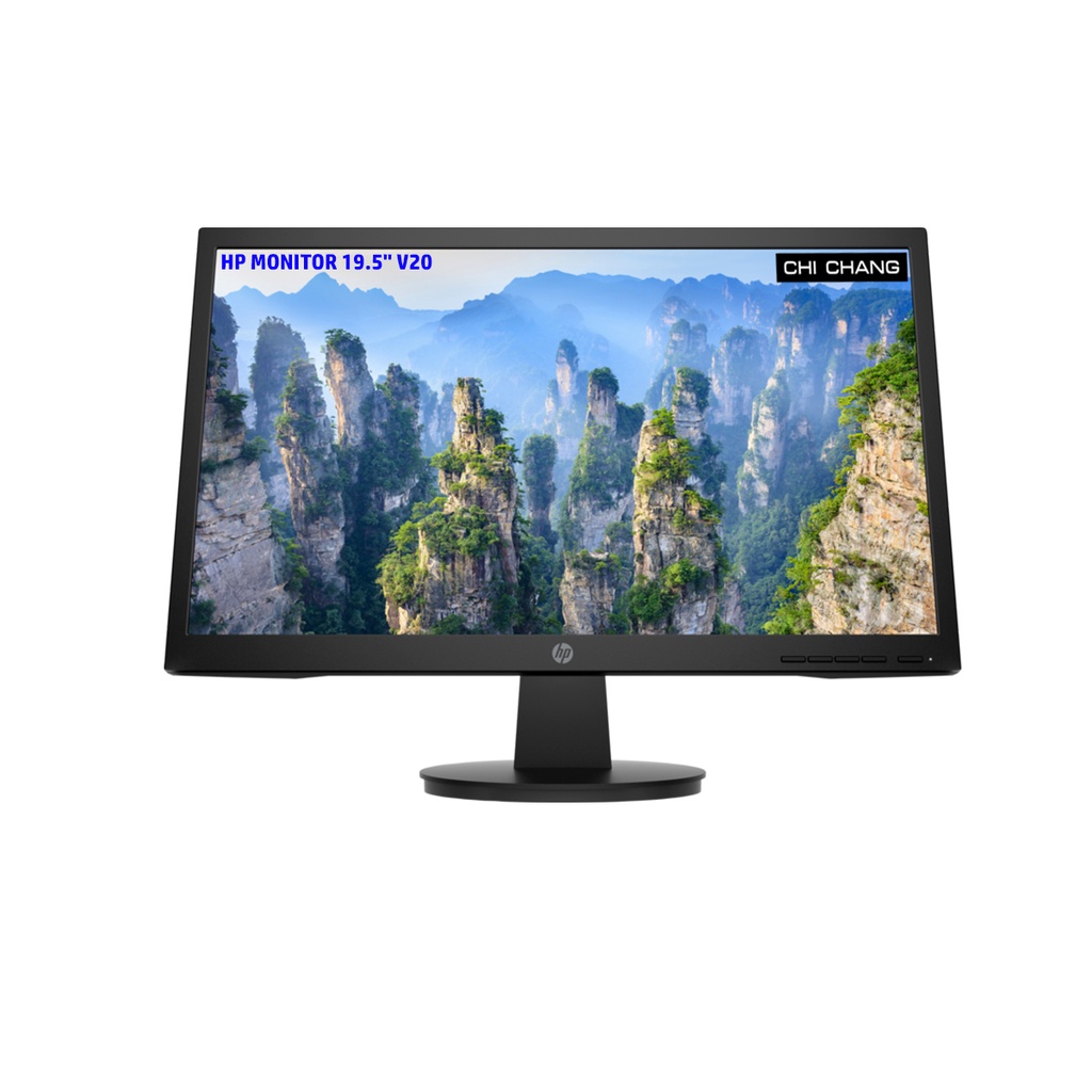 ภาพหน้าปกสินค้าจอคอม HP Monitor 19.5" V20  1H849AA จอคอมพิวเตอร์ 19.5 นิ้ว จากร้าน chichangcomputer บน Shopee