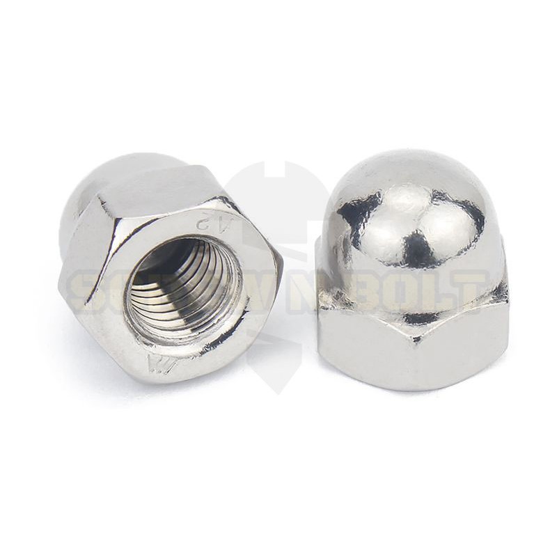 ภาพสินค้าหัวน็อต ตัวเมีย หมวก สแตนเลส 304 เกลียวมิล หยาบ M6 M8 M10 / Hexagon Domed Cap Nut SUS304 M6 M8 M10 จากร้าน screwnbolt.th บน Shopee ภาพที่ 8