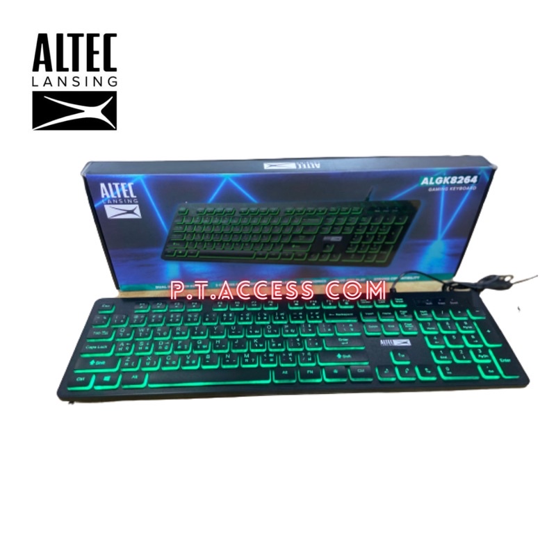 Keybroad Altec Lansing ALBK8264 Wired gaming keyboard คีย์บร์อด มีไฟ ...