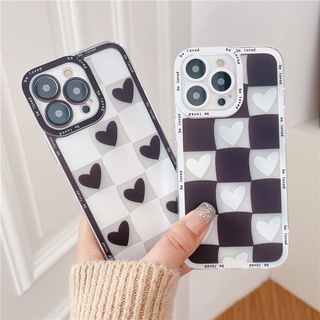 เคสโทรศัพท์มือถือแบบนิ่ม ใส ลายสก๊อตหัวใจ สําหรับ Samsung A52 A02S a03s A02 M02 A10S A22 M22 A52S A72 A32 A31 A50S A50 A30S A20 A30 A71 A51 A11 M11 A12 M12 A10 M10 M52 A20S A33 A13 5G