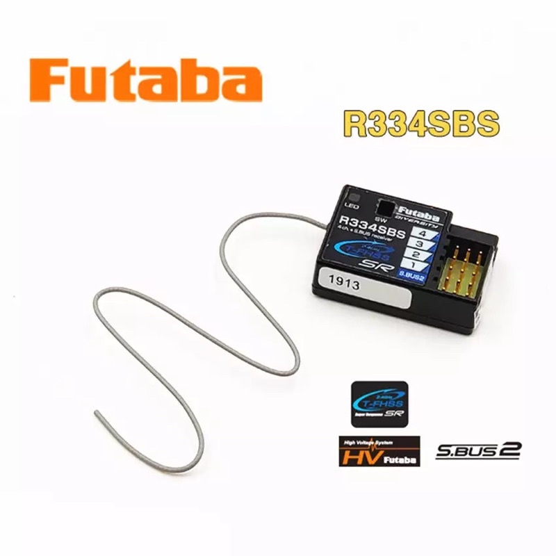 Mottagare R334SBS-E 4K S.BUS2 T-FHSS-SR Diversity - Snabb leverans