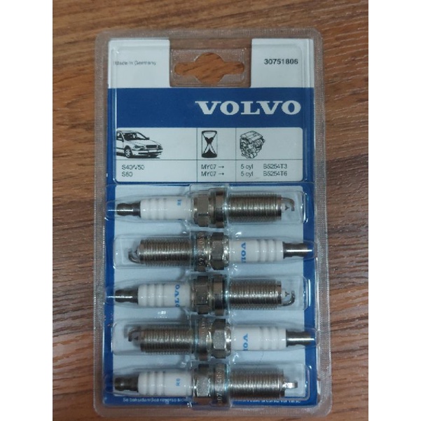 gf52-genuine-volvo-new-c30-c70-s40-v50-s60-turbo-v70r-s60r-spark-plug-หัวเทียน