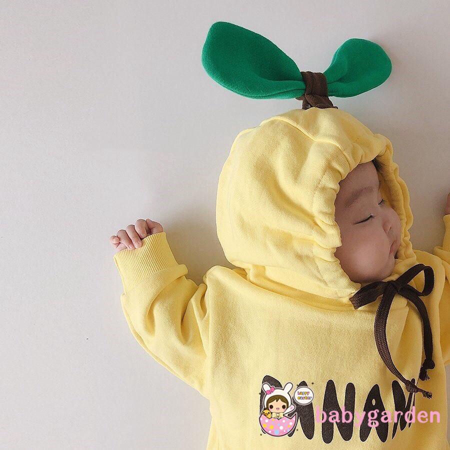 ชุดรอมเปอร์แขนยาว-รูปกล้วยน่ารัก-สำหรับเด็กทารก