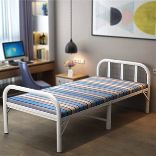 สินค้า เตียงนอน เตียงเสริม เตียงเหล็ก เตียงพับได้ เตียงพกพา เตียง พร้อมเบาะรองนอน Folding bed oic_store