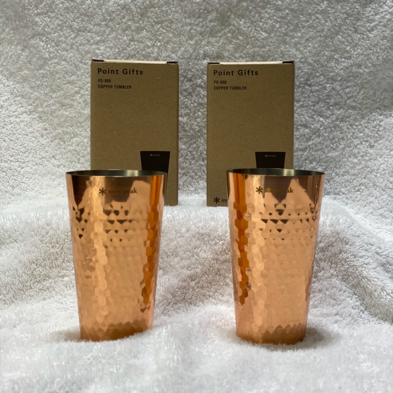 🇯🇵 snow peak PG-006 Point Gift Copper Tumbler set 2 แก้ว